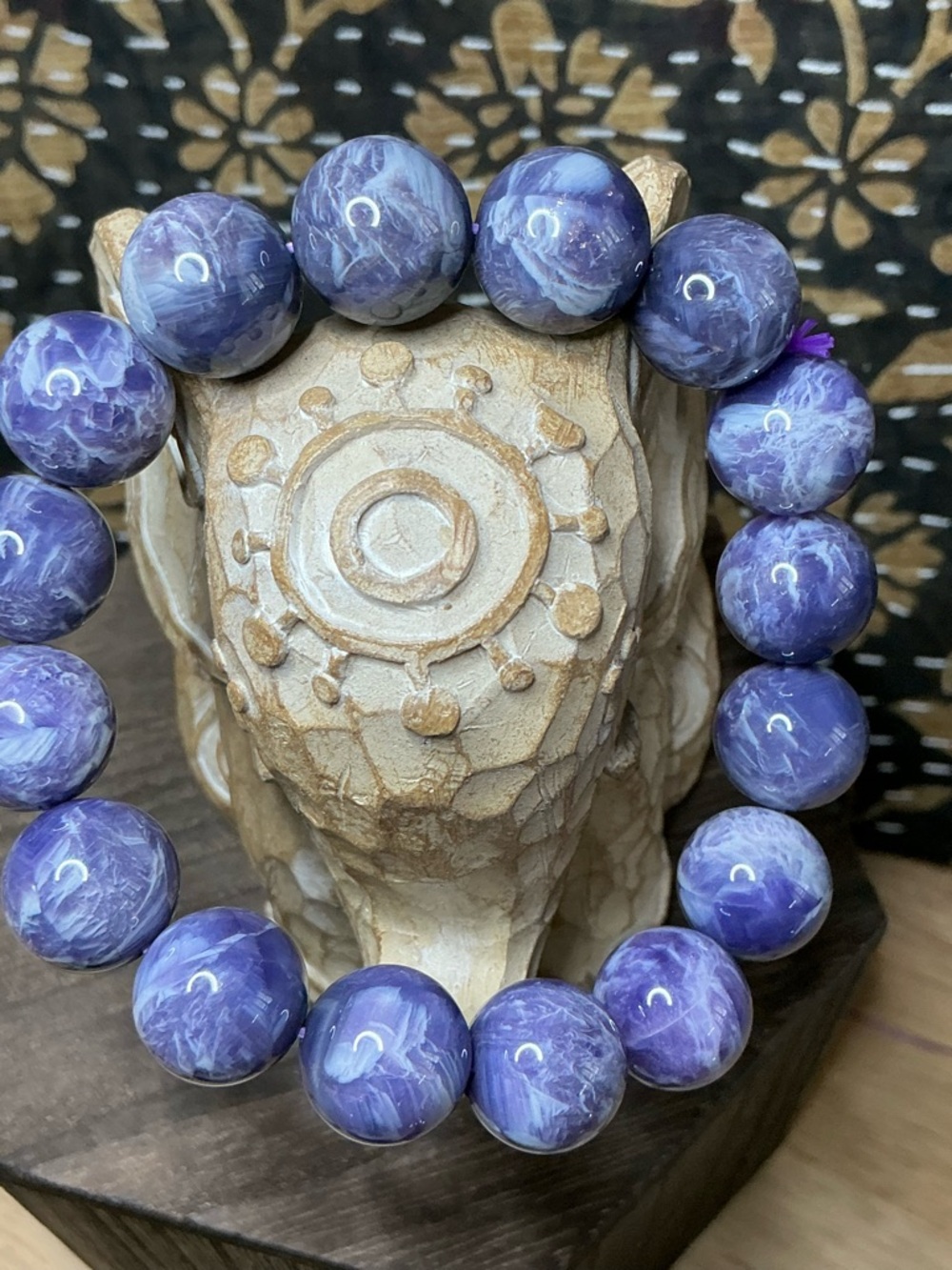 Dreamscape Lavender Moon Quartz Bracelet
 14mm